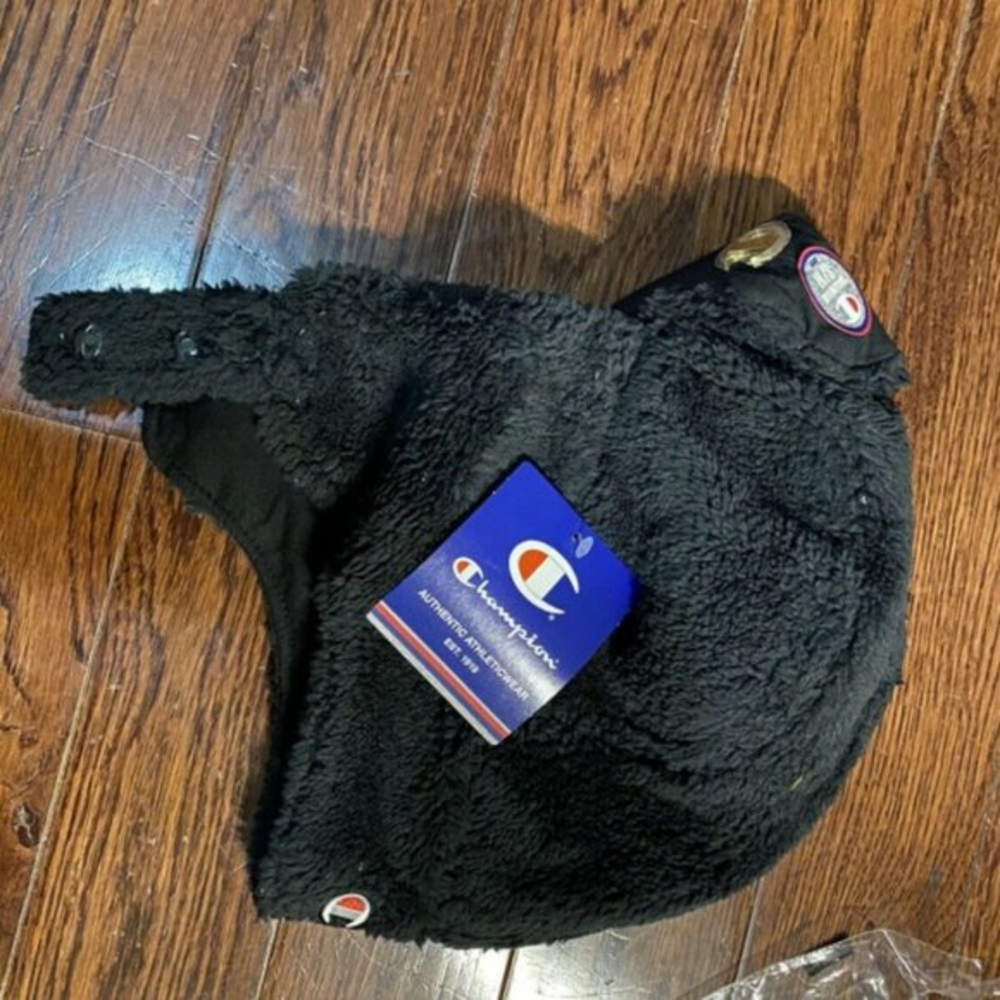 Mens Champion sherpa wool hat - Picture 1 of 3